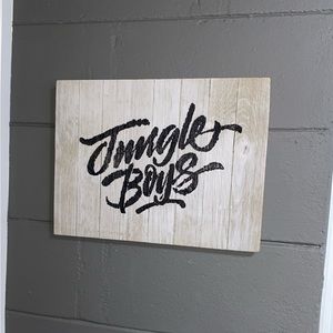 Jungle boys sign.